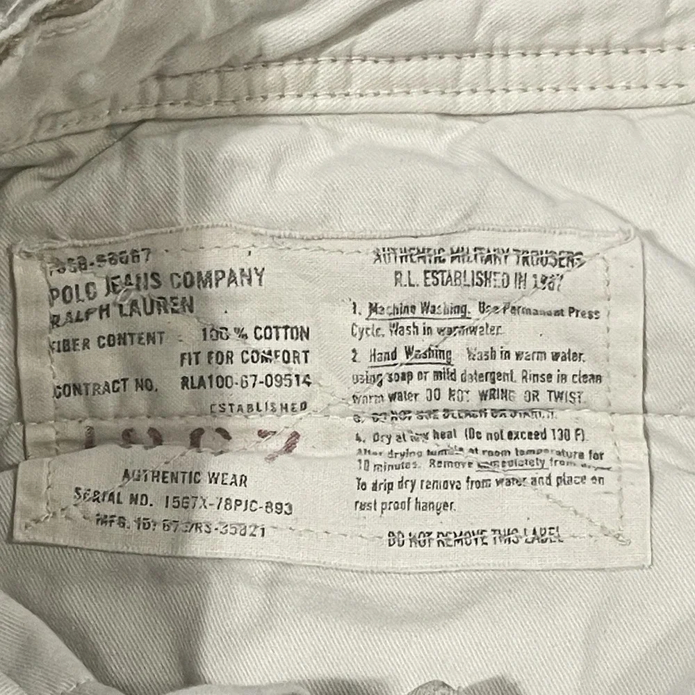 Polo Ralph Lauren Cargo Pants Men 36x34 Brown Paratrooper Utility Military USA - Picture 4 of 16